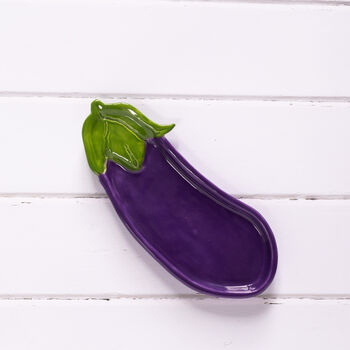 Ceramic Aubergine Dish, 3 of 4