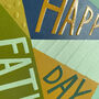 'Happy Father's Day' Geometric Card, thumbnail 2 of 2