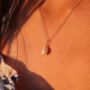 18k Gold Vermeil Plated Freshwater Pearl Necklace, thumbnail 2 of 3