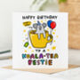 'Koala Tea Bestie' Birthday Card, thumbnail 1 of 2