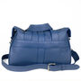 Handcrafted Marine Blue Leather Holdall, thumbnail 4 of 8