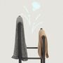 Towel Rail Freestanding Towel Rack Holder Drying Stand, thumbnail 6 of 9