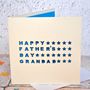 Personalised Laser Cut Grandpa Father's Day Card, thumbnail 2 of 2