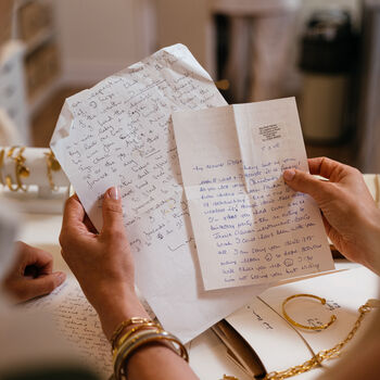 Personalised Handwriting T Bar Necklace With Paperclip Chain, 3 of 7