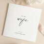 Luxury Anniversay Card For Wife With Wax Seal, thumbnail 7 of 9