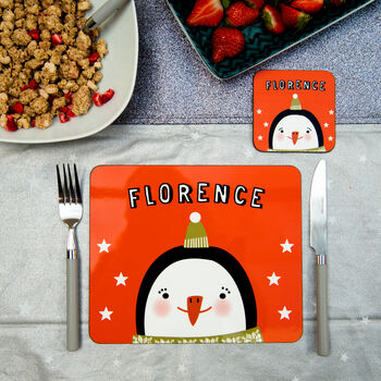 Christmas Coaster With Penguin, 2 of 5