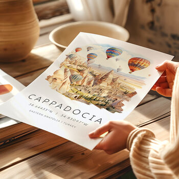 Cappadocia Turkey Travel Poster, 3 of 7