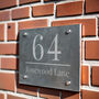 Personalised Large Number Slate House Sign, thumbnail 2 of 4