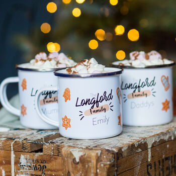 Personalised Christmas Cookies Family Mug Set, 2 of 8