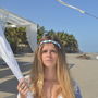 Blue Triangular Headpiece Inti Collection, thumbnail 4 of 4