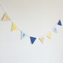 Blue And Gold Rose Bunting, thumbnail 3 of 4