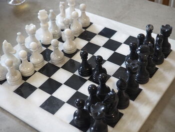 Hand Carved Marble Chess Set, 3 of 4