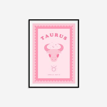 Children's Taurus Zodiac Print, 7 of 8