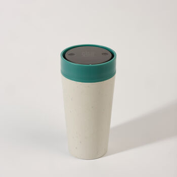 Circular Leakproof And Lockable Reusable Cup 12oz Green, 4 of 7