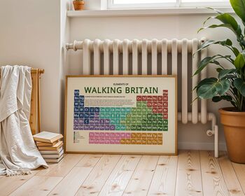 Walking Britain Periodic Table Art Print, 10 of 12