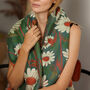Sunflower Woven Scarf | Gift For Her | Friendship Gift Idea, thumbnail 9 of 12