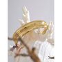 Monaco D'or Gold Ombré Vintage Double Rim Gift Bangle, thumbnail 4 of 4