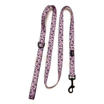 Funk The Dog Lead Pink Leopard, 3 of 3