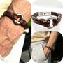 Memorial Brown Braided Leather Jewellery Ashes Urn Bracelet, thumbnail 2 of 8