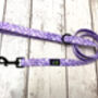 Lilac Leopard Dog Harness, thumbnail 3 of 5