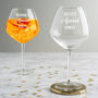 Personalised Aperol Spritz Glass, thumbnail 4 of 8