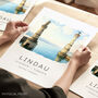 Germany Travel Print Of Lindau, thumbnail 1 of 7
