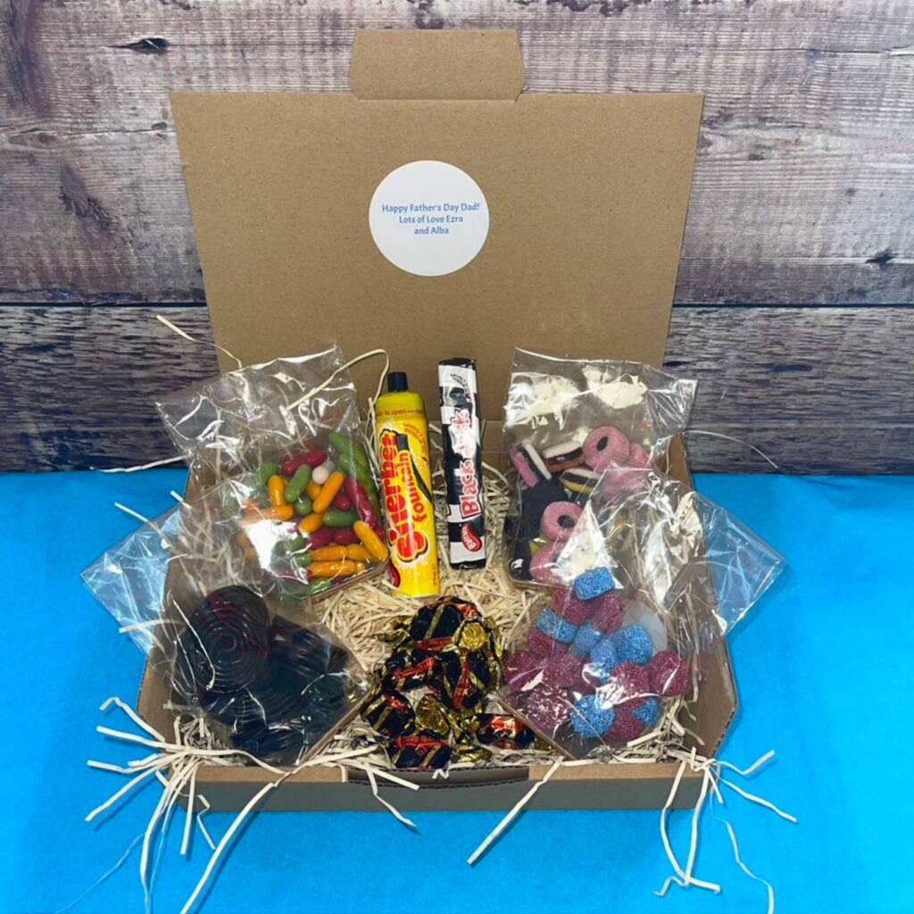 Personalised Father's Day Liquorice Box By Cocoapod Chocolates