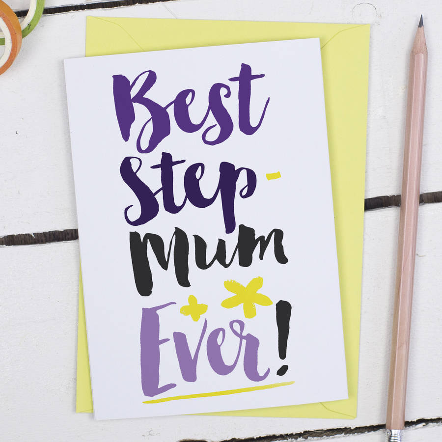 Printable Step Mothers Day Cards
