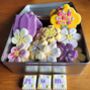 Mothers Day 'Purple Posie' Cookie Tin, thumbnail 1 of 6