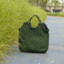 Hand Woven Hand Woven Tote Top Handle, thumbnail 6 of 12