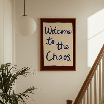 Welcome To The Chaos Handwritten Print, 2 of 12