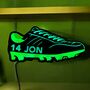 Personalised Football Boot LED Lightbox, thumbnail 3 of 6