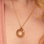 Personalised Interlinking Secret Script Necklace, thumbnail 2 of 8