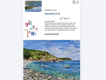 Porthallow Beach Cornwall Greeting Card, 4 of 5