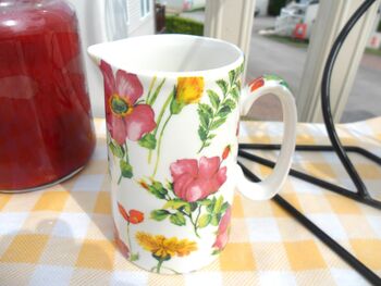 Small Jug In Meadow Flowers Design, 2 of 6