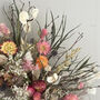 Wildflower Bespoke Pink Dried Flower Wreath, thumbnail 6 of 8