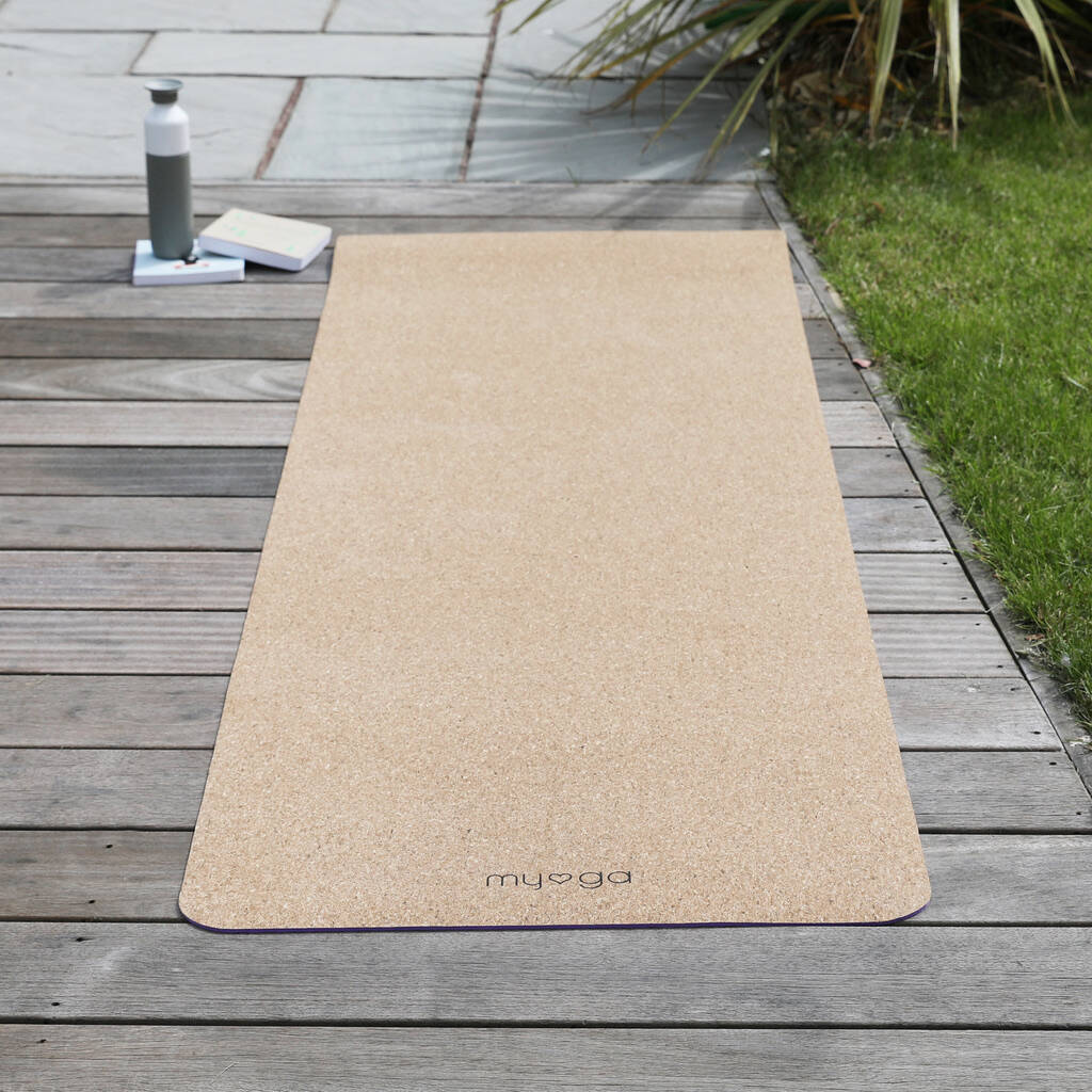 Premium Cork Yoga Mat By Lisa Angel