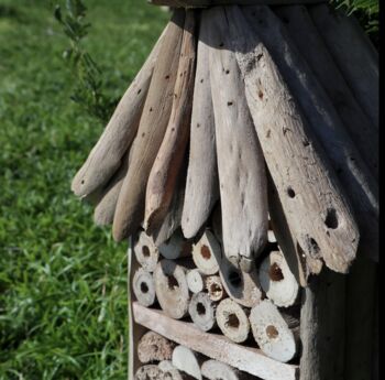 Tall Bee And Bug House Made From Driftwood, 6 of 7