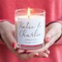 Personalised Engagement Candle Gift, thumbnail 1 of 4