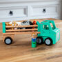 Personalised Farm Lorry With Animals Wooden Play Set, thumbnail 2 of 4