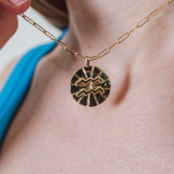 Aquaris Zodiac Star Sign Necklace, 4 of 4