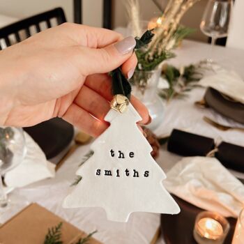 Personalised Tree Bauble Decoration, 2 of 3