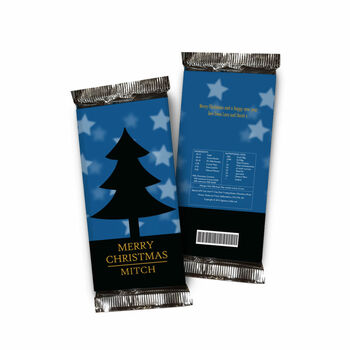Personalised Christmas Chocolate Bar – Tree, 2 of 2