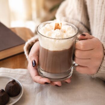 Hot Chocolate Scented Candle Gift For Chocoholic, 2 of 8