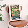 'Together Until We Croak' Cute Frog Couples Print, thumbnail 3 of 9