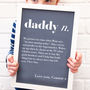 Personalised Dad Or Daddy Dictionary Print, thumbnail 1 of 6
