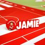 Personalised Red North London Namesign, thumbnail 1 of 3