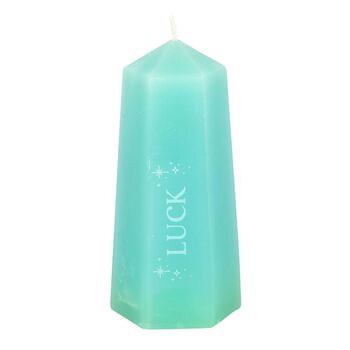 Luck Crystal Candle With Rough Green Aventurine, 3 of 3