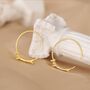 Sterling Silver Dachshund Dog Hoop Earrings, thumbnail 1 of 6