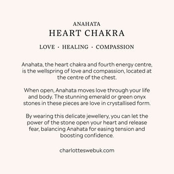Heart Chakra Emerald Sterling Silver Necklace, 9 of 12